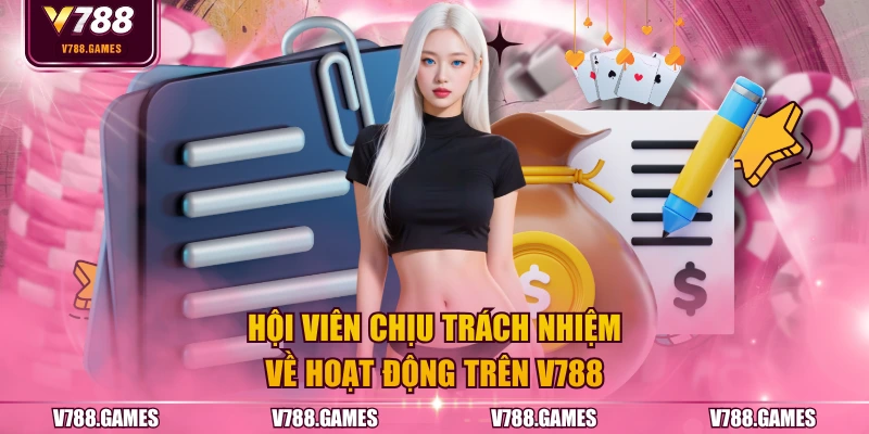 Hội viên chịu trách nhiệm về hoạt động trên V788