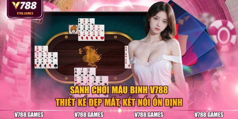 Sảnh chơi Mậu Binh V788 thiết kế đẹp mắt, kết nối ổn định